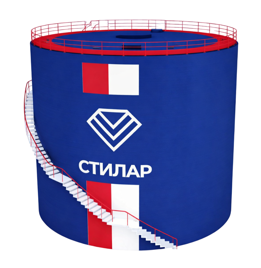 Цельносварной резервуар РВС для мазута 150 м³ от завода-производителя